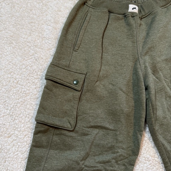 Alphalete Women’s Trek Cargo Sweatpants Size Medium Army Green Oversized Fit - Picture 2 of 7